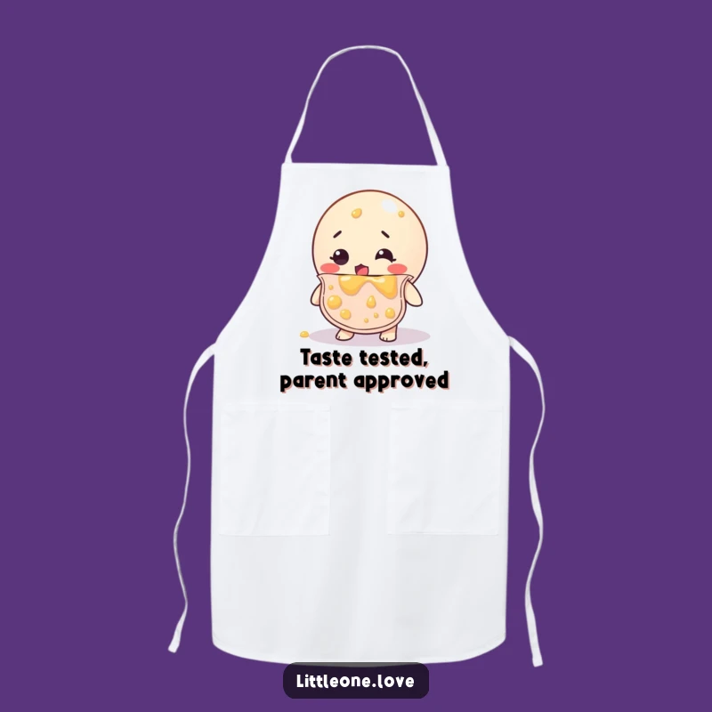 Funny Bewildered Baby Ball Bib Covered In Food Apron - Kitchen Gift