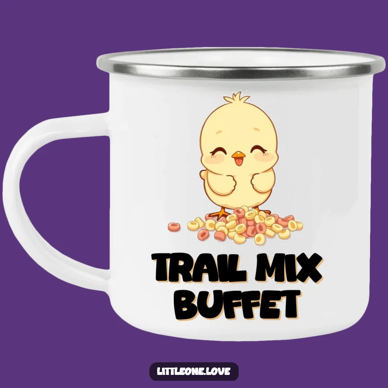 Funny Baby Chick Cereal Camping Mug: Outdoor Breakfast Gift