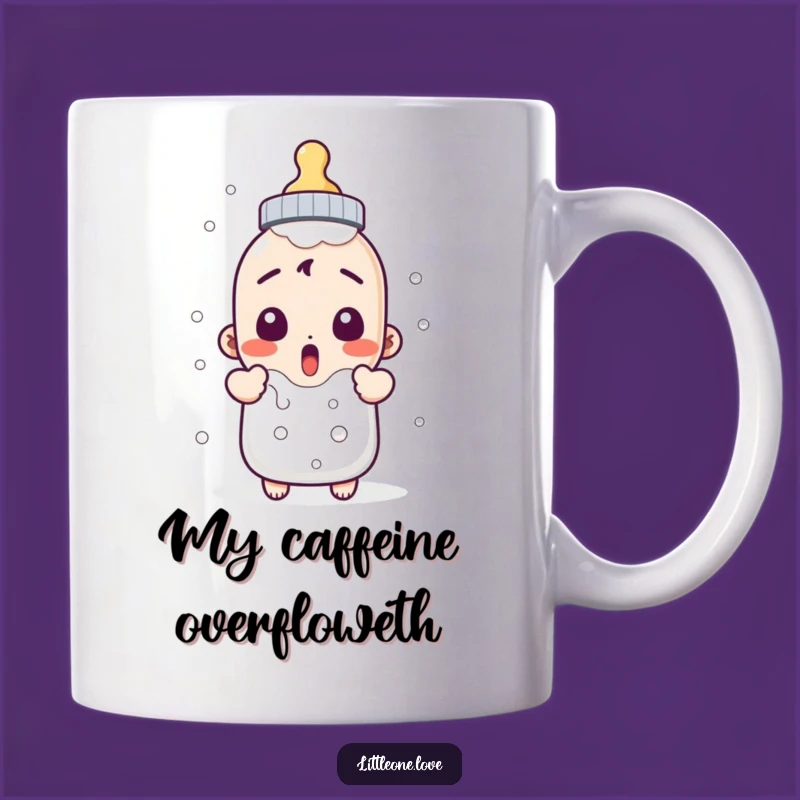 Funny Baby Bottle Bubbling Over Mug - A Hilarious Surprise Gift for New Parents!