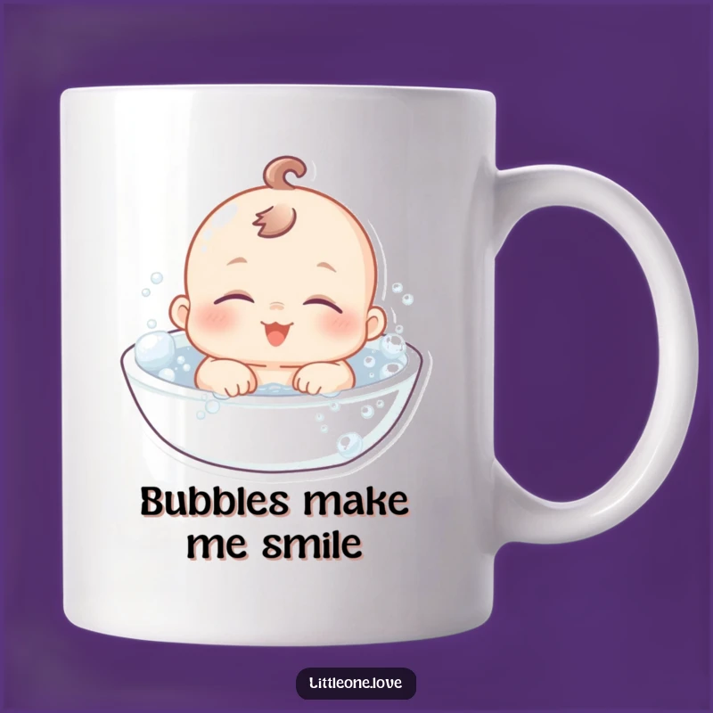 Funny Chubby Baby Bath Mug: Sweet Dreams & Bubbles, Perfect Funny Gift!