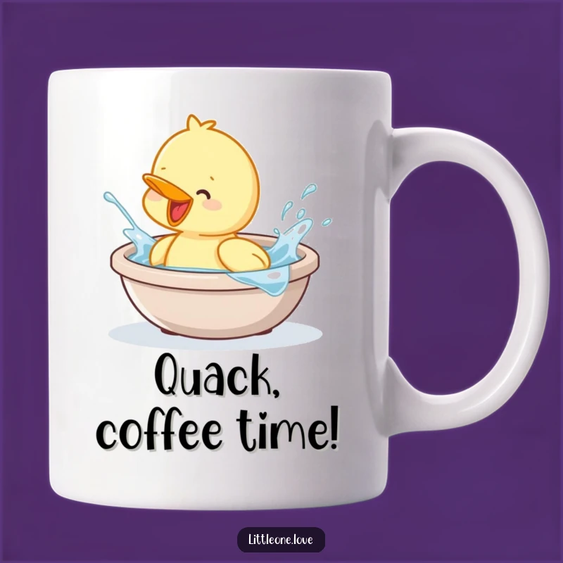Funny Baby Duckling Bath Mug - Splashing Fun for a Cheerful Gift!