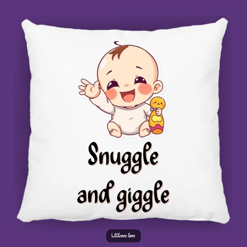 Funny Giggling Baby Toy Pillow: Cozy Comfort & Joyful Infant Decor