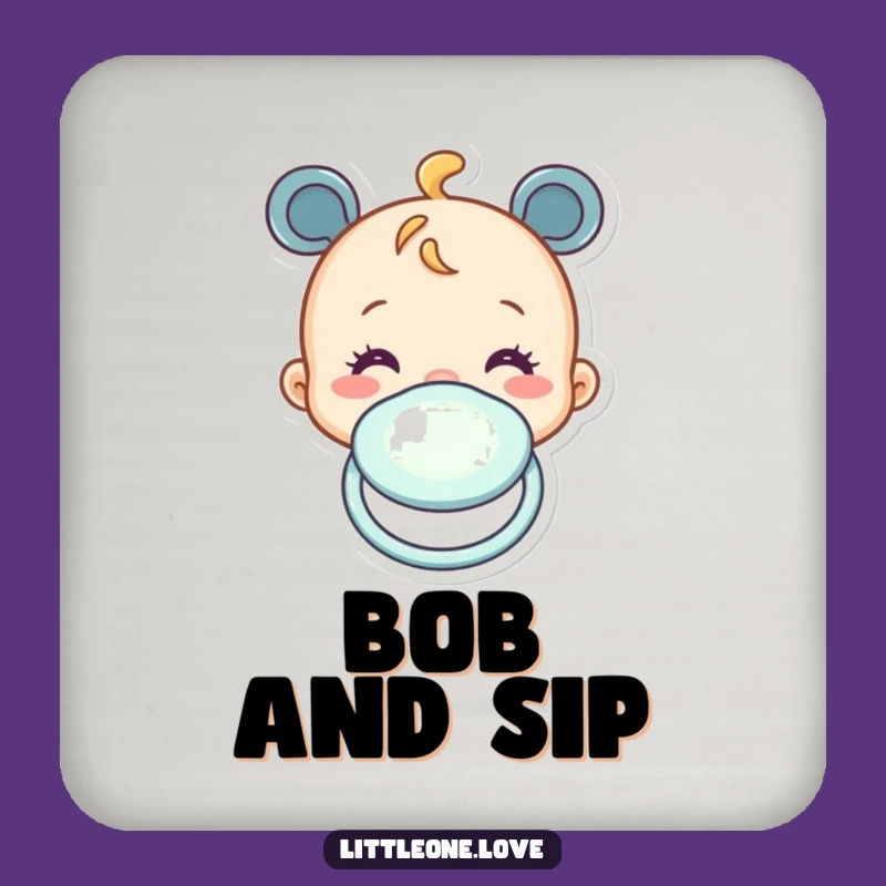 Funny Baby Pacifier Coasters - Protect Surfaces with Cheerful Bounces!