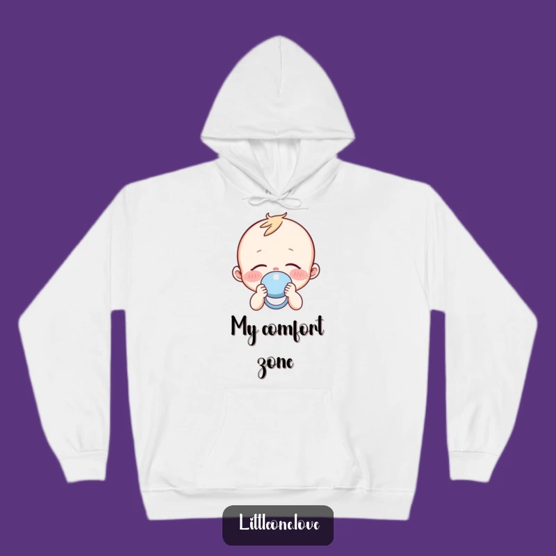 Funny Sleepy Baby Pacifier Hoodie: Warm & Hilarious Slumber Apparel