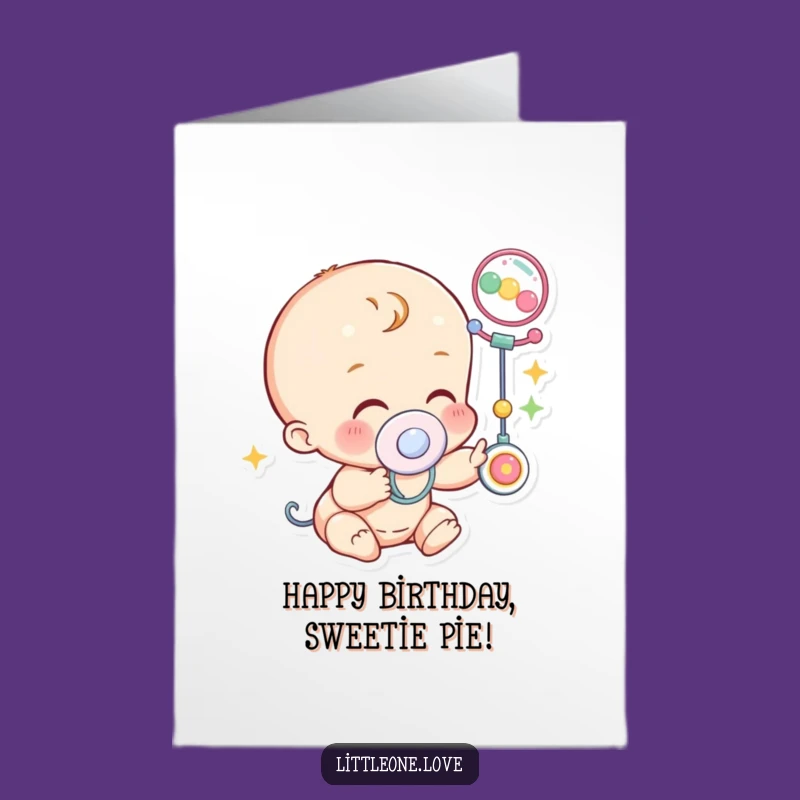 Free Printable Birthday Card: Giggling Baby, Playful Downloadable Gift
