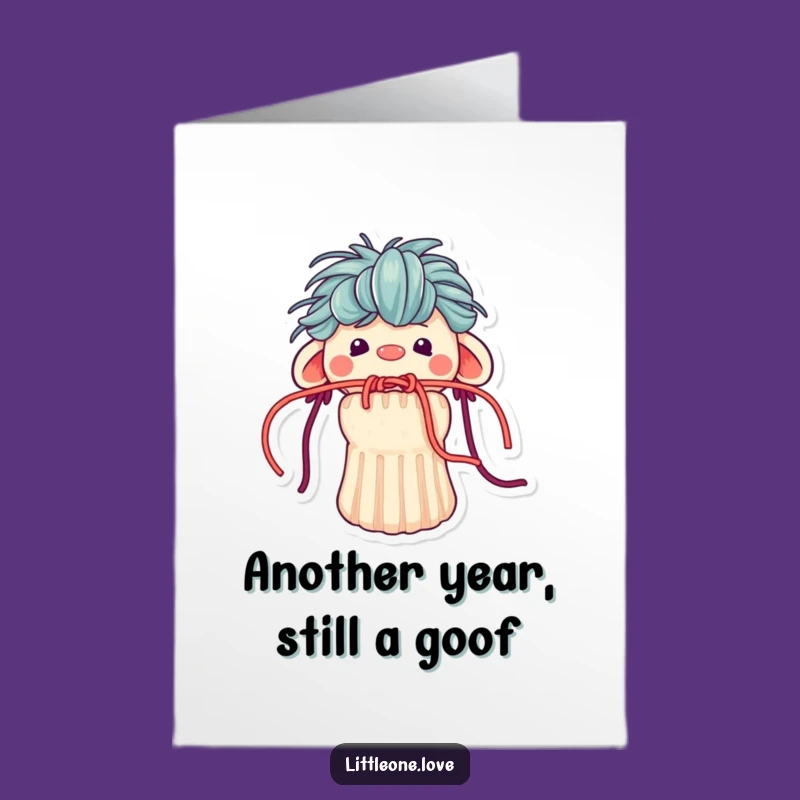 Funny Sock Puppet Free Printable Birthday Card - Hilarious DIY Downloadable Gift