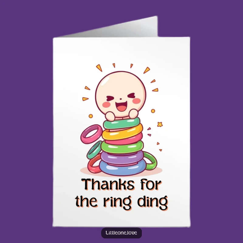 Funny Rattle Free Printable Thank You Card - DIY Downloadable Gift
