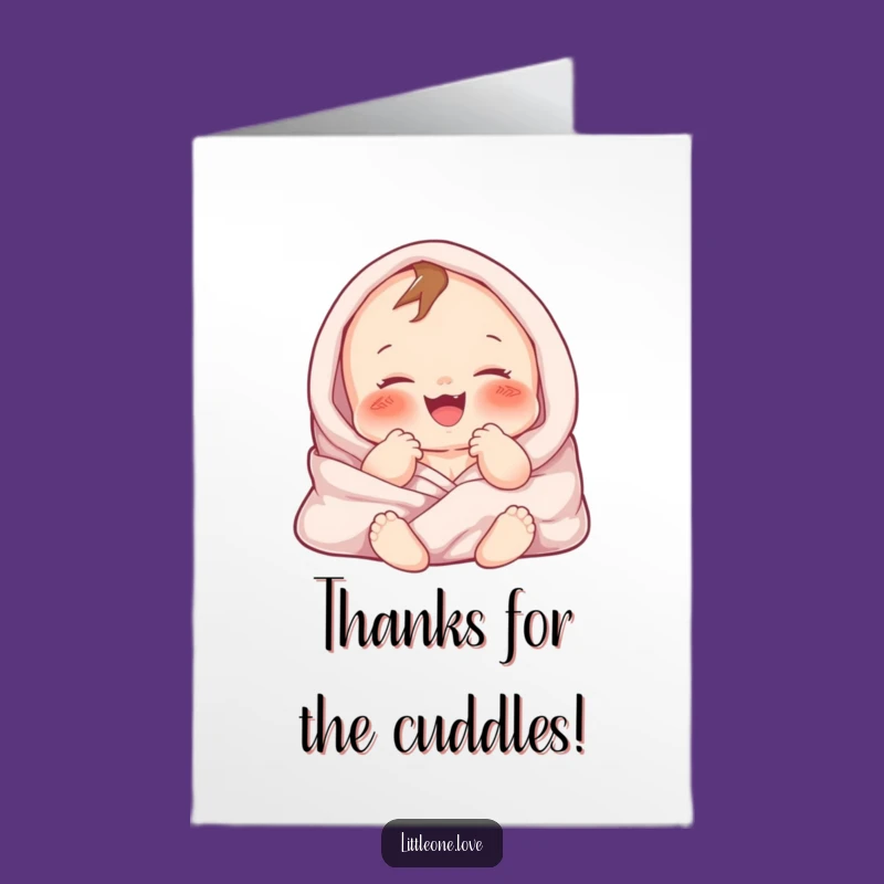 Free Printable Thank You: Adorable Baby, Cozy Comfort, Express Gratitude Sweetly
