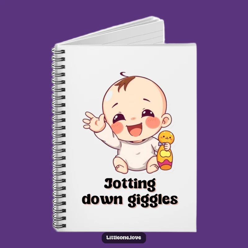 Funny Giggling Baby Toy Notebook: Jot Down Joyful Thoughts