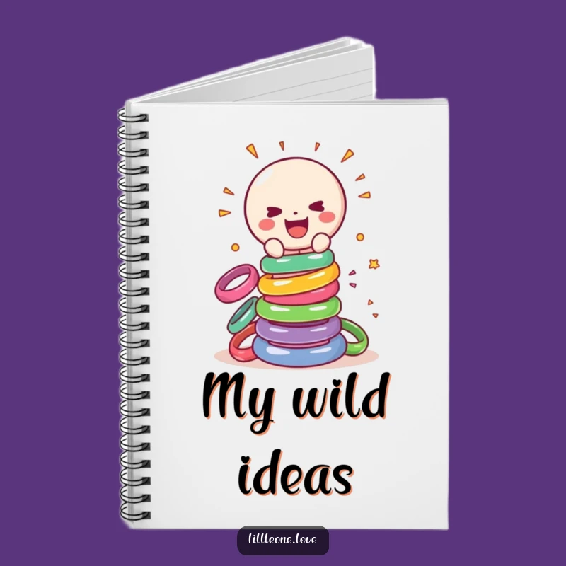 Funny Rattle Smashing Rings Notebook - Playful Journal Gift