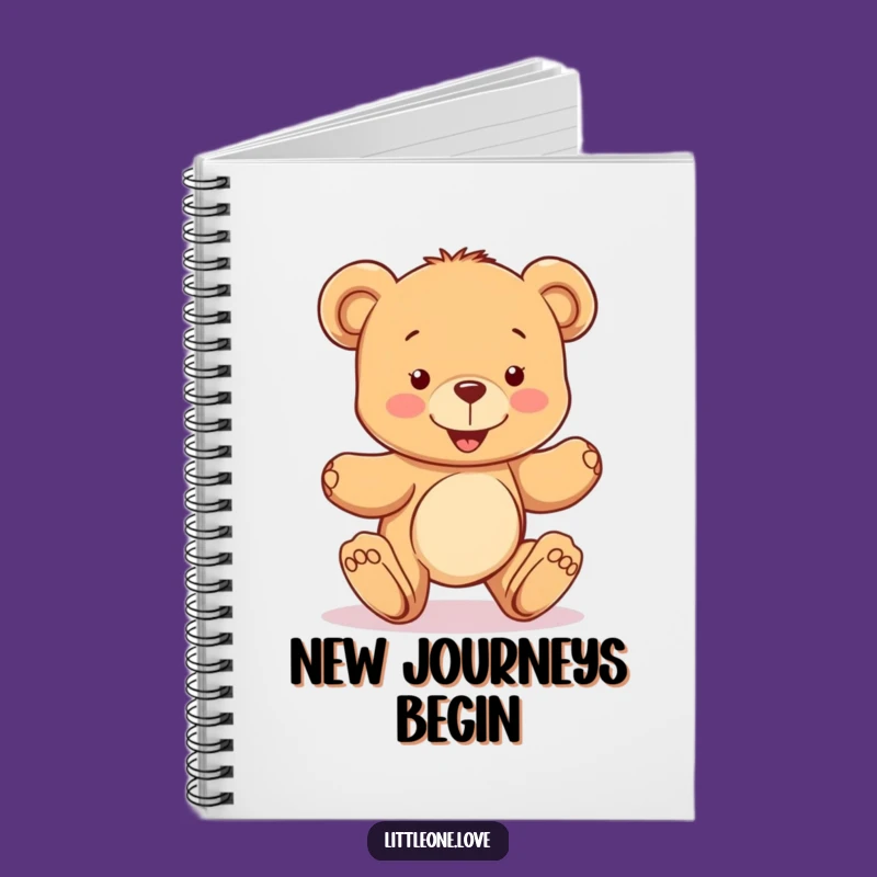 Funny Teddy Bear Notebook: Wobbly Steps Journal