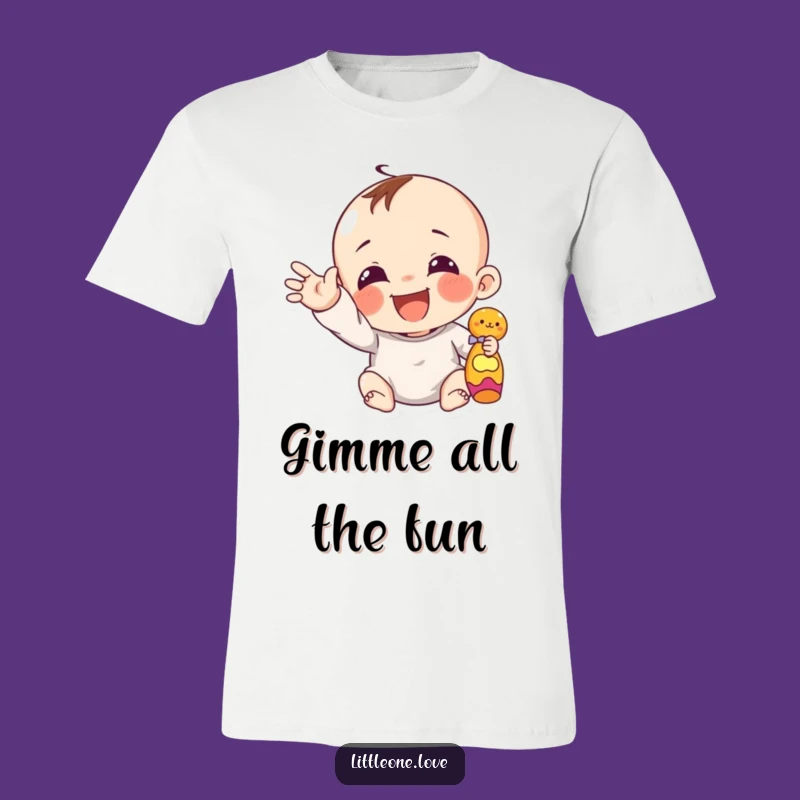 Funny Giggling Baby Toy T-Shirt: Comfy & Joyful Infant Playwear